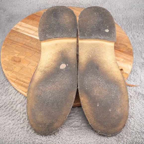 Clarks Originals Desert Mens 12 Chukka Boots Beeswax Brown Leather Crepe Sole - Picture 7 of 7